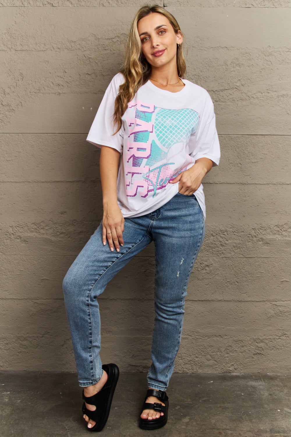 Sweet Claire "Paris Tennis" Graphic T-Shirt