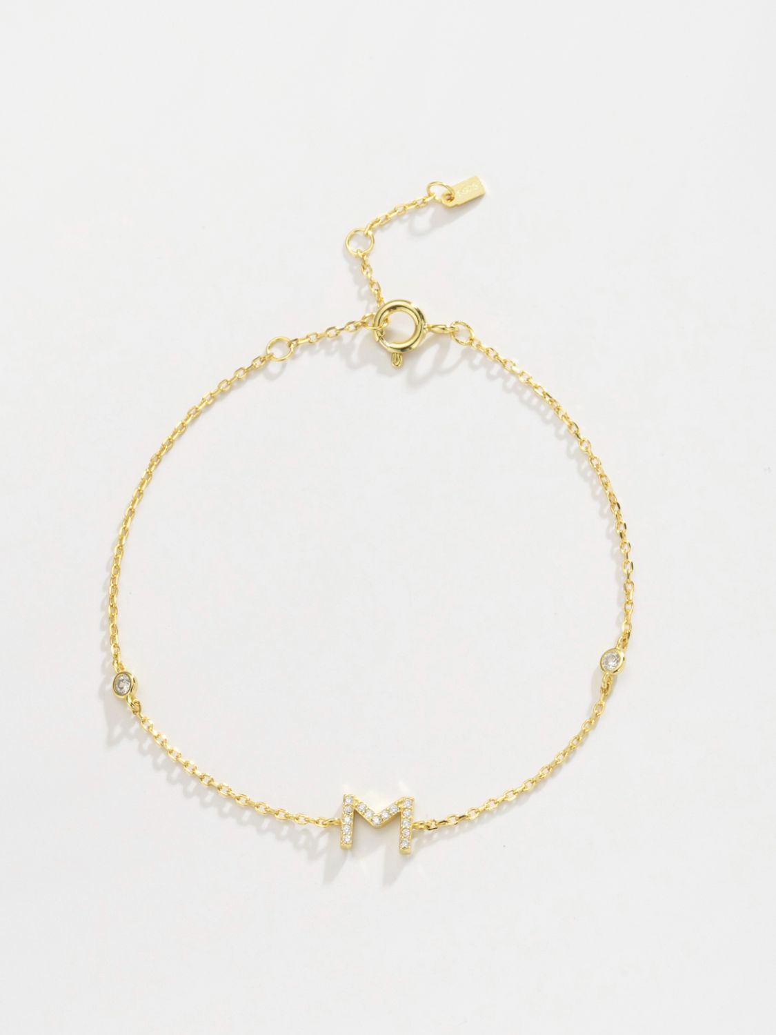 L To P Zircon 925 Sterling Silver Bracelet