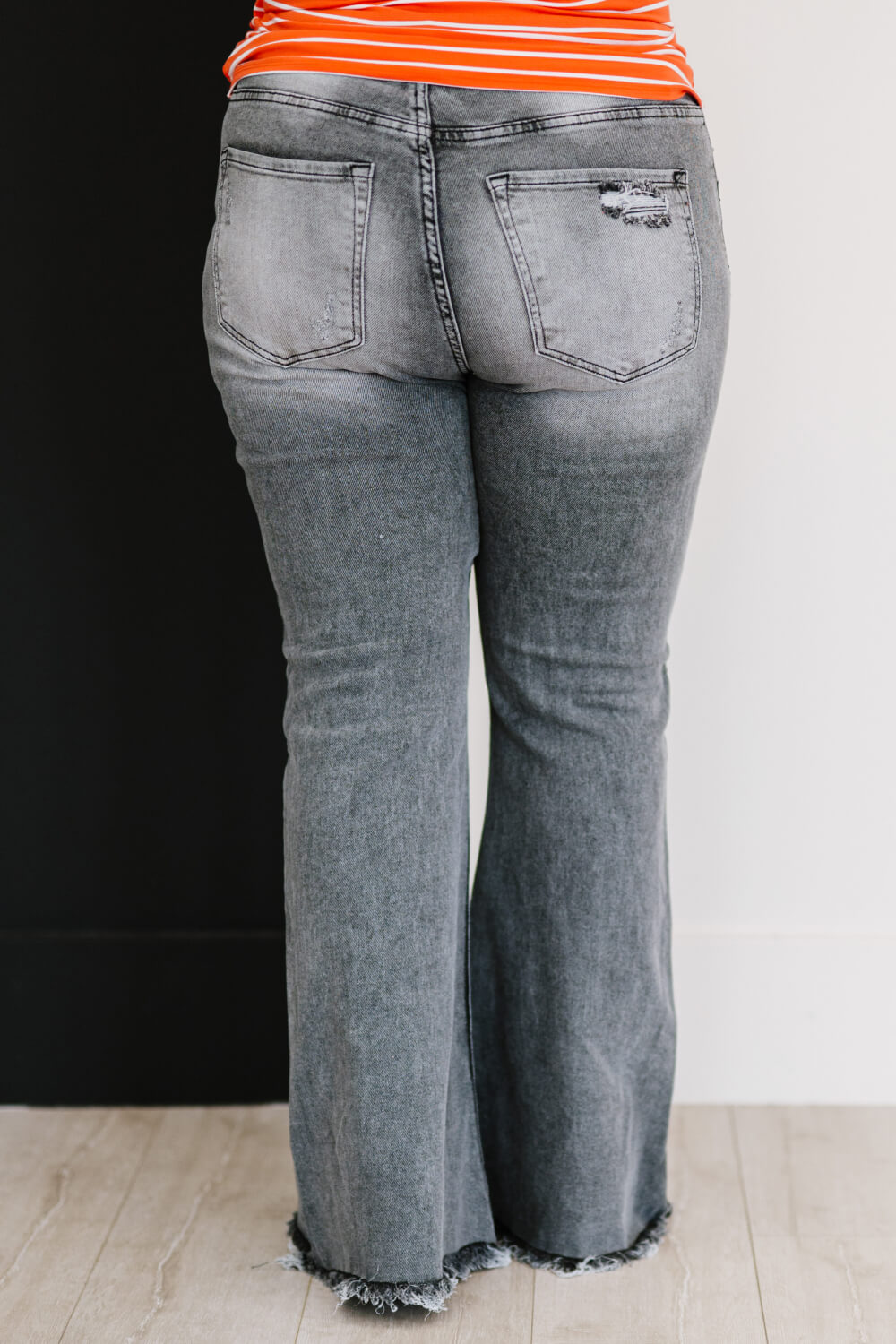 Hometown Girl Full Size Run Flare Jeans