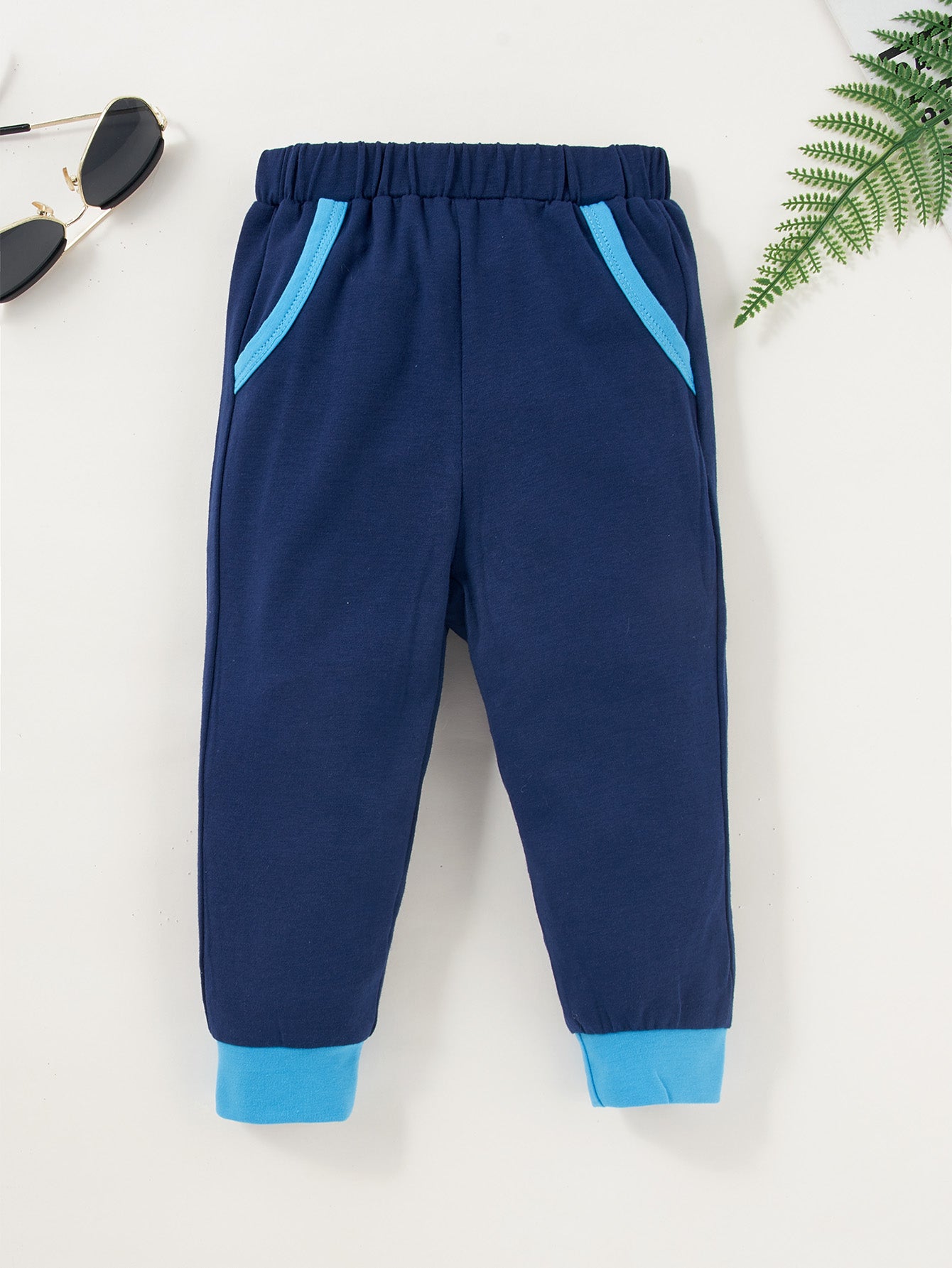 Boys Robot Graphic Top and Pants Set