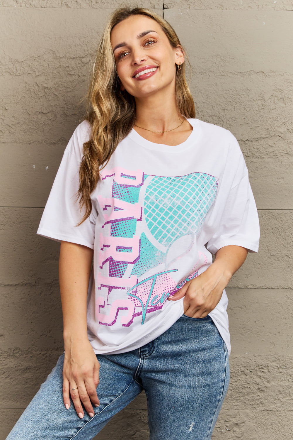 Sweet Claire "Paris Tennis" Graphic T-Shirt