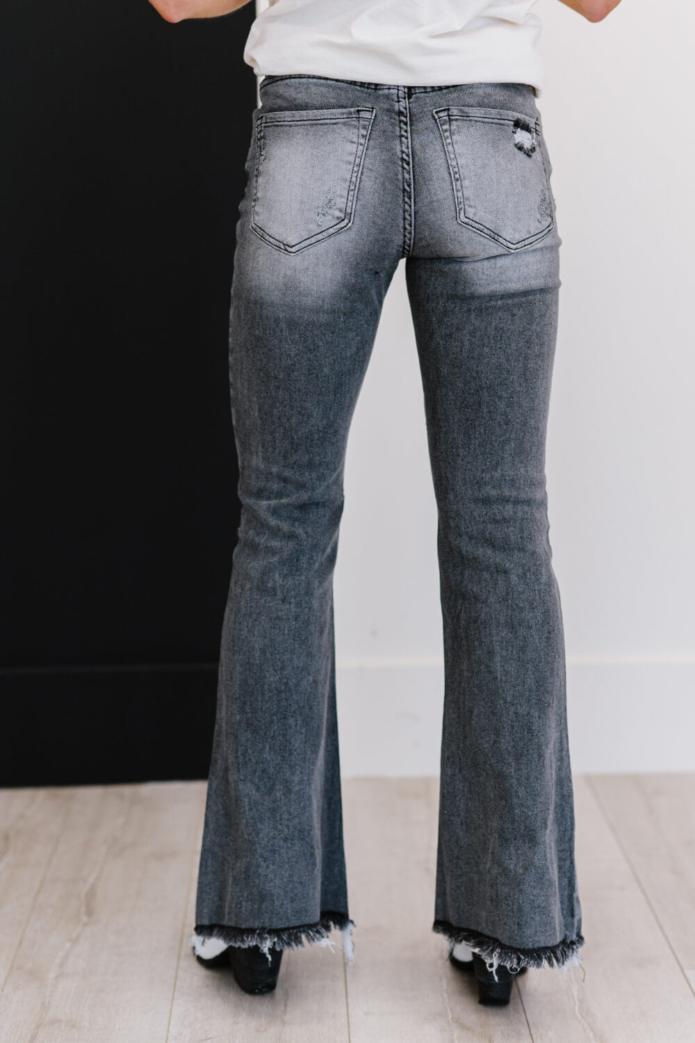 Hometown Girl Full Size Run Flare Jeans