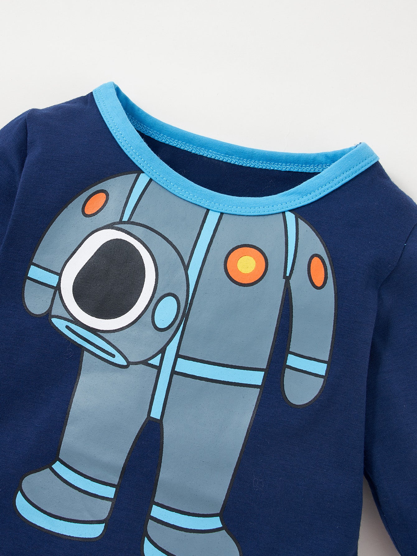 Boys Robot Graphic Top and Pants Set