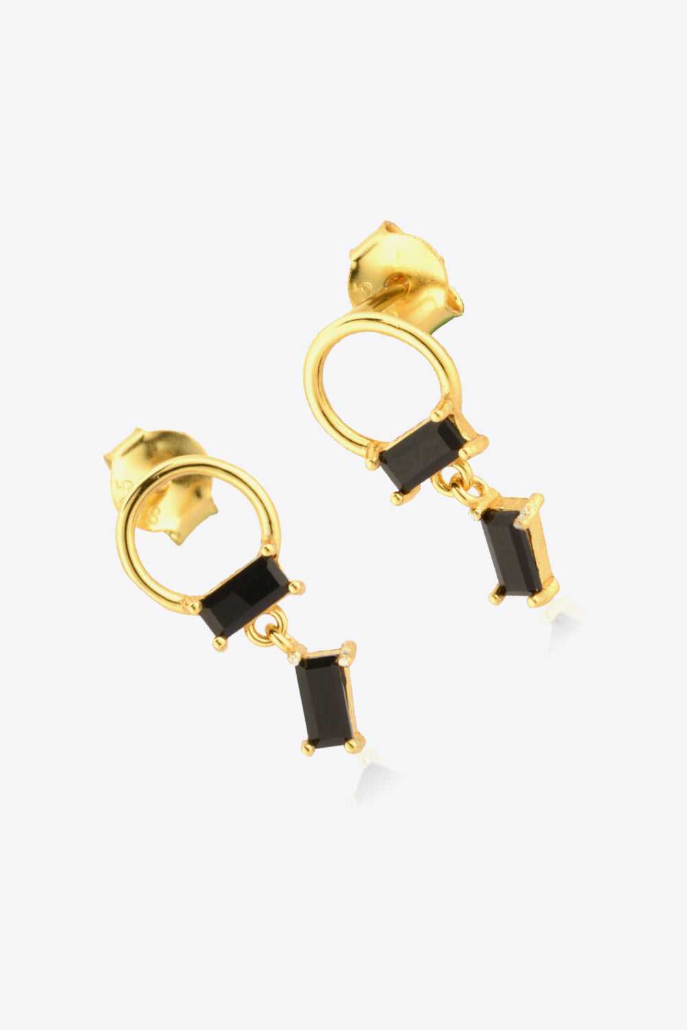 Zircon 925 Sterling Silver Drop Earrings