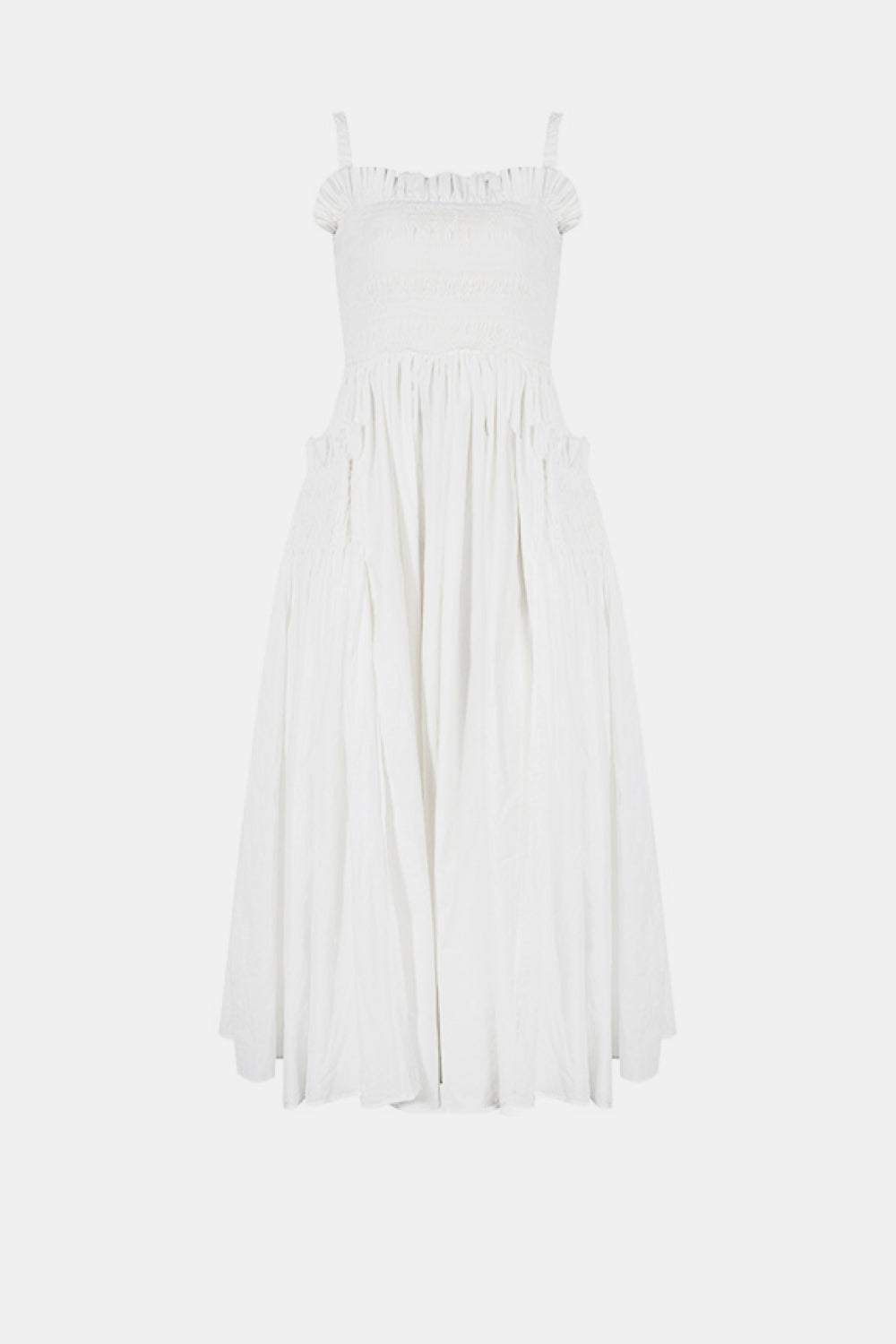 Dream Architect Sleeveless Smocked Dress
