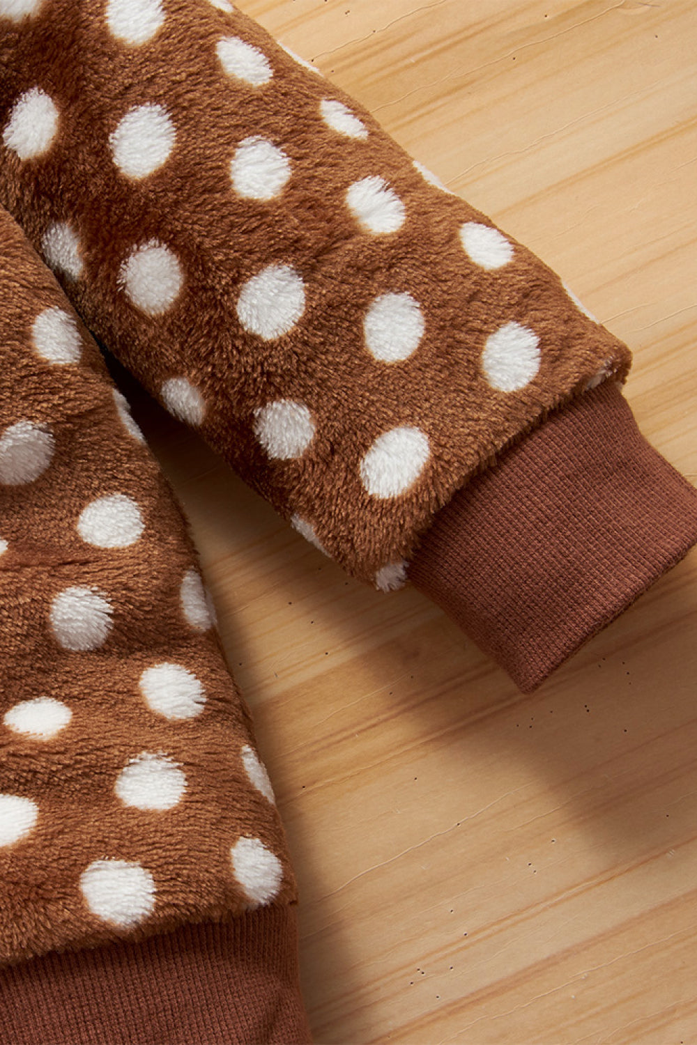 Boys Rudolph Feature Polka Dot Hooded Coat