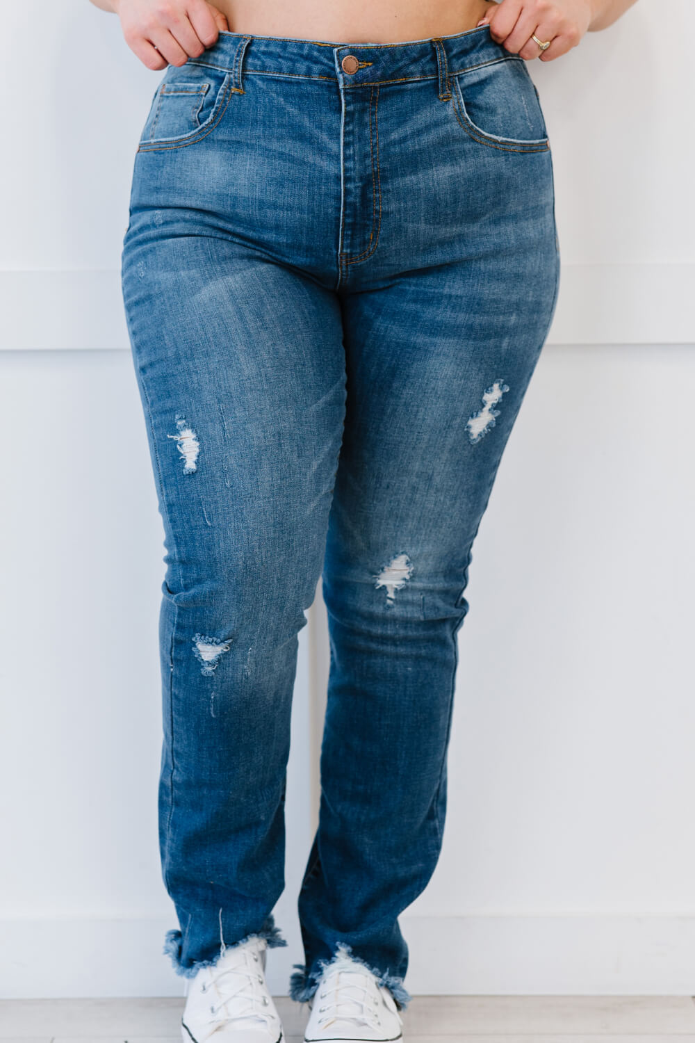 Traveler Full Size Run High-Waisted Straight Jeans