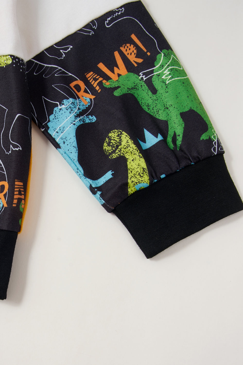 Boys Dinosaur Color Block Tee and Pants Set