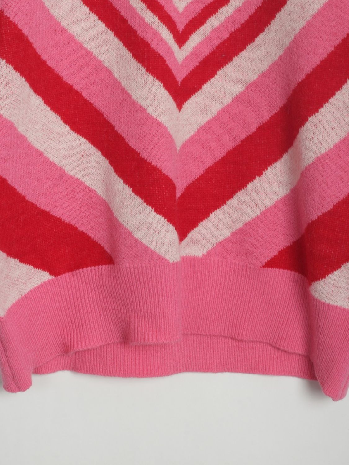Heart Dropped Shoulder Sweater