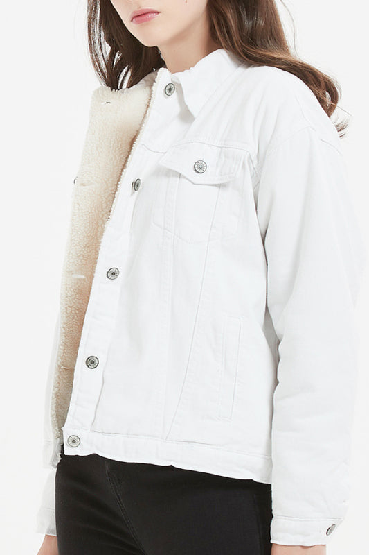 Sherpa Lined Denim Jacket