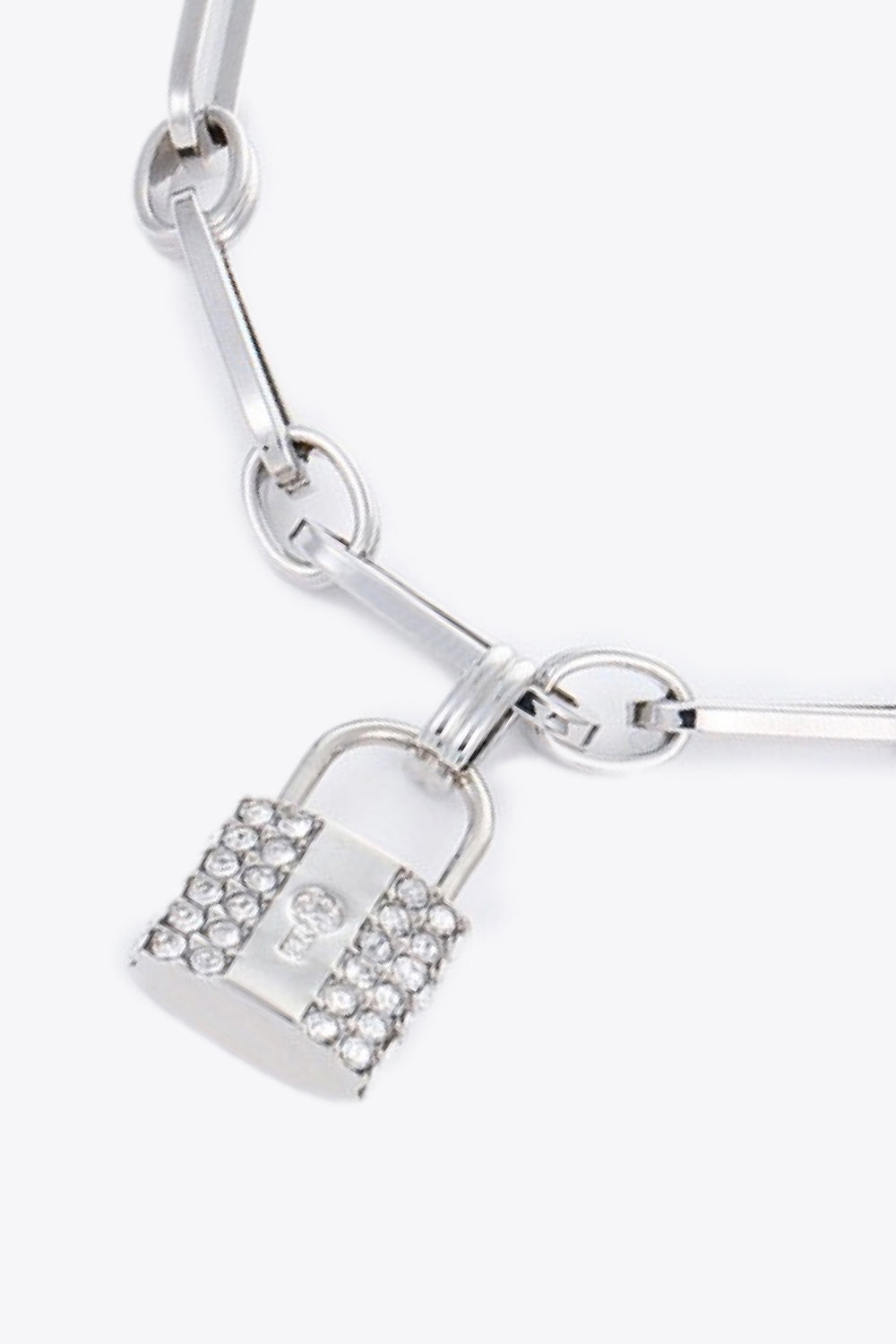 5-Piece Wholesale Lock Charm Chain Bracelet
